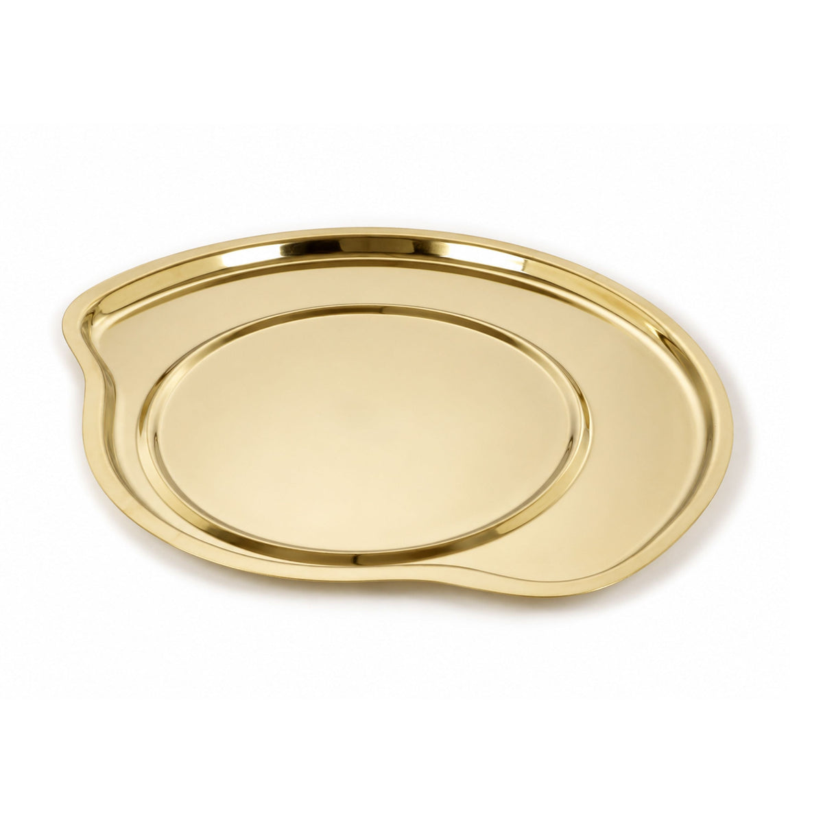 Stainless Steel PVD Gold Finish Maharaja Thali, 17", Premium