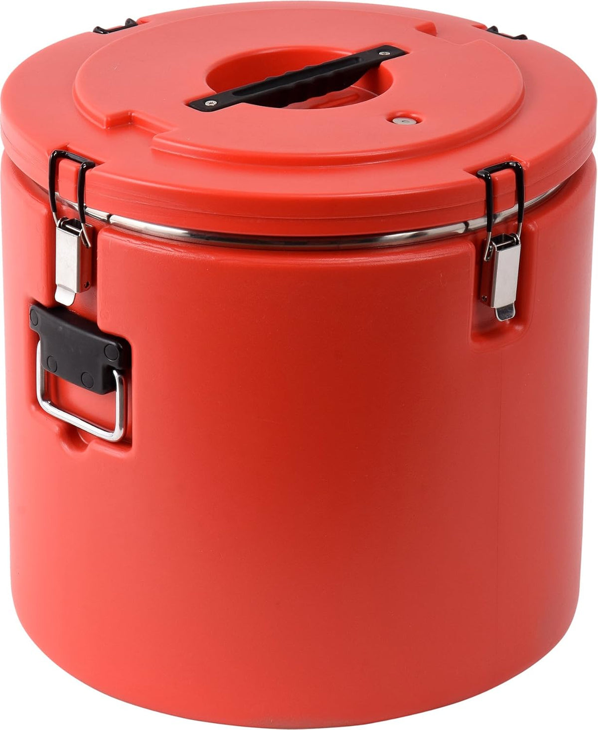 Commercial Insulated Food Barrel, For Storage and Transport, 40 Liters, Red